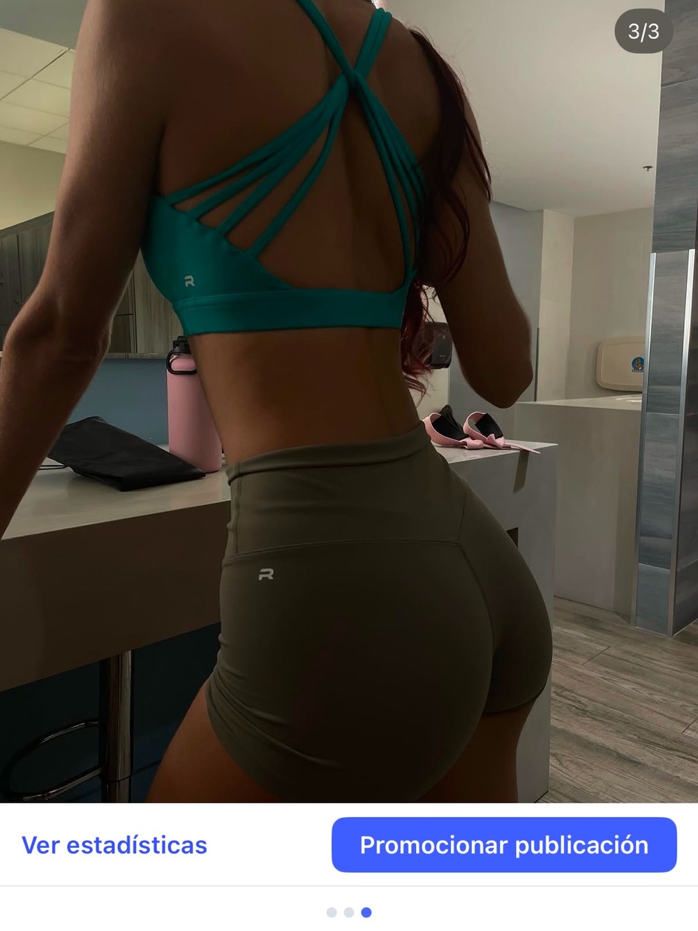 High-Rise Olive Green Women's Performance Shorts